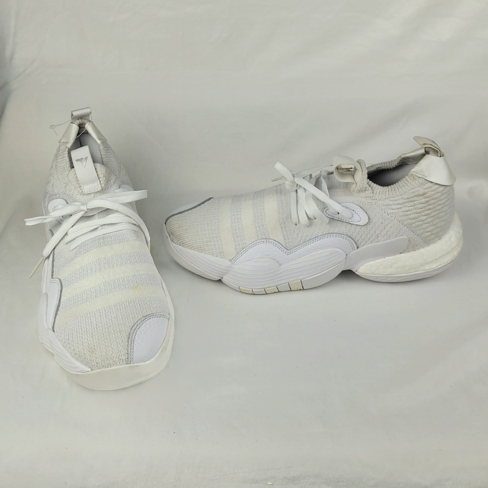 Adidas Trae Young 2 Basketball Shoes Mens 14 White H03844 Boost Lightstrike
